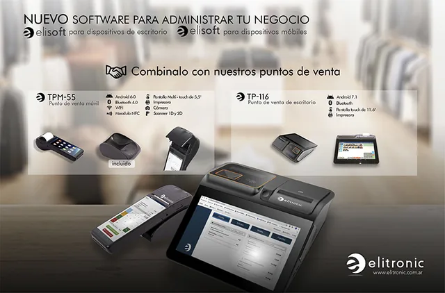 POS pantalla táctil con impresora TPA 116A